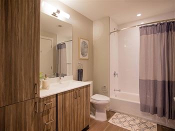 Model bathroom